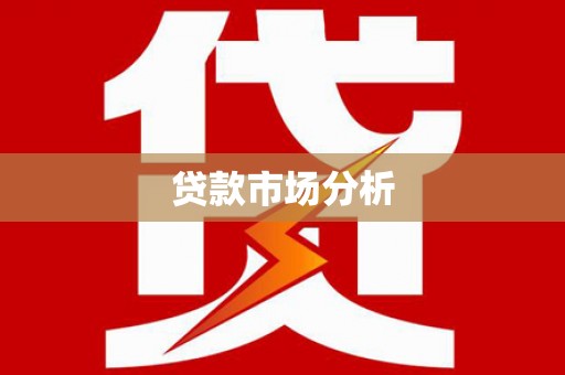 集美贷款市场分析