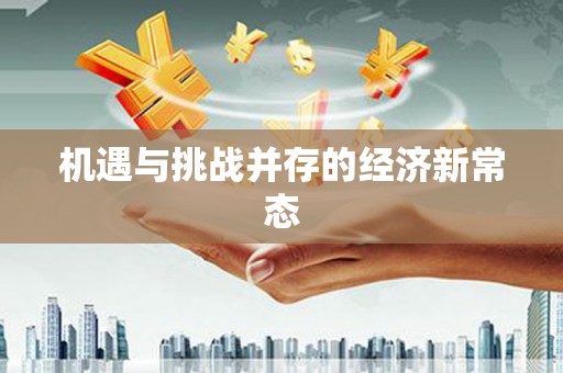 集美机遇与挑战并存的经济新常态
