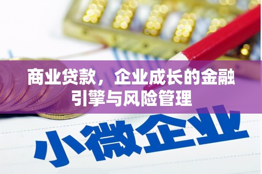 集美商业贷款，企业成长的金融引擎与风险管理