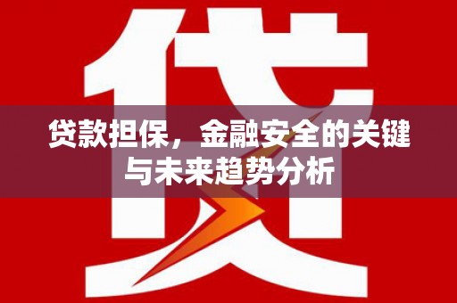 集美贷款担保，金融安全的关键与未来趋势分析