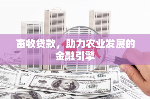 集美畜牧贷款，助力农业发展的金融引擎