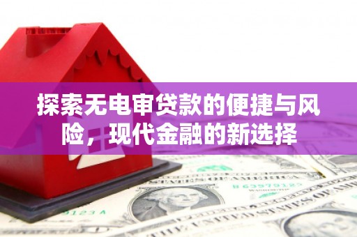 集美探索无电审贷款的便捷与风险，现代金融的新选择
