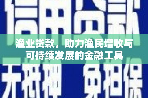 集美渔业贷款，助力渔民增收与可持续发展的金融工具