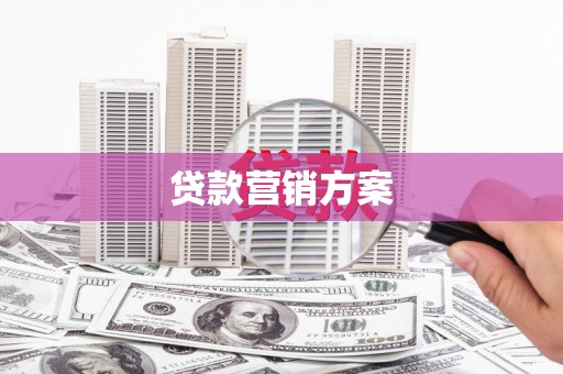 集美贷款营销方案