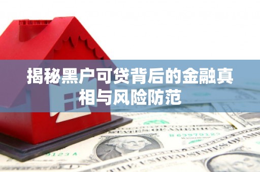 集美揭秘黑户可贷背后的金融真相与风险防范