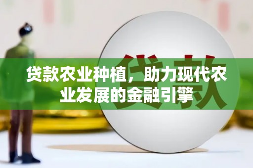 集美贷款农业种植，助力现代农业发展的金融引擎