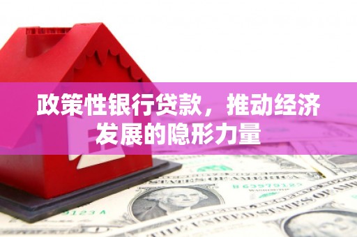 集美政策性银行贷款，推动经济发展的隐形力量