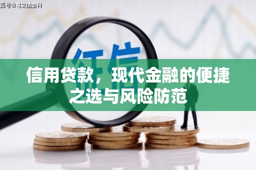 集美信用贷款，现代金融的便捷之选与风险防范