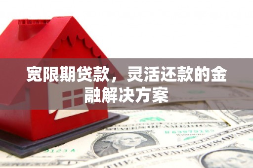 集美宽限期贷款，灵活还款的金融解决方案
