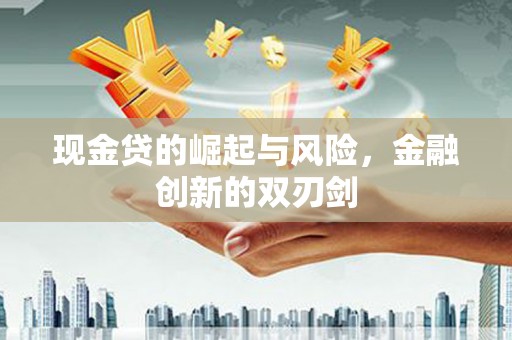 集美现金贷的崛起与风险，金融创新的双刃剑