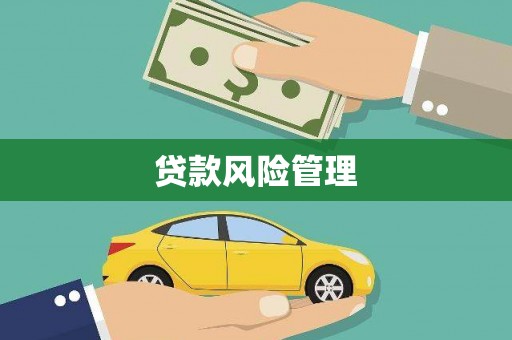集美贷款风险管理