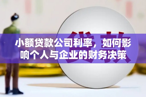 集美小额贷款公司利率，如何影响个人与企业的财务决策