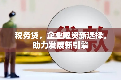 集美税务贷，企业融资新选择，助力发展新引擎