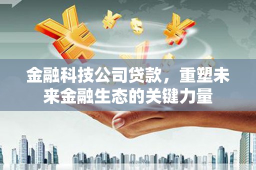 集美金融科技公司贷款，重塑未来金融生态的关键力量