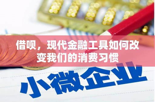 集美借呗，现代金融工具如何改变我们的消费习惯