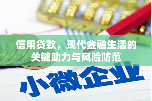 集美信用贷款，现代金融生活的关键助力与风险防范