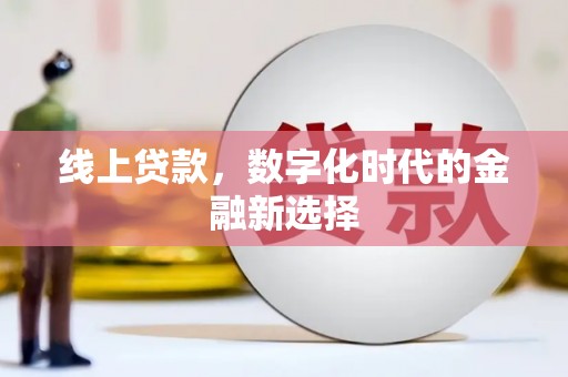 集美线上贷款，数字化时代的金融新选择