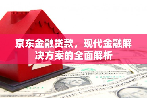 集美京东金融贷款，现代金融解决方案的全面解析