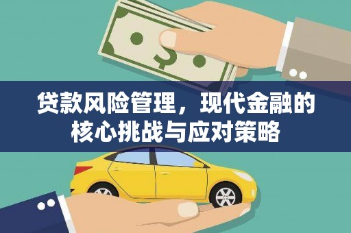 集美贷款风险管理，现代金融的核心挑战与应对策略