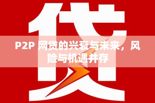 集美P2P 网贷的兴衰与未来，风险与机遇并存