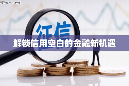 集美解锁信用空白的金融新机遇