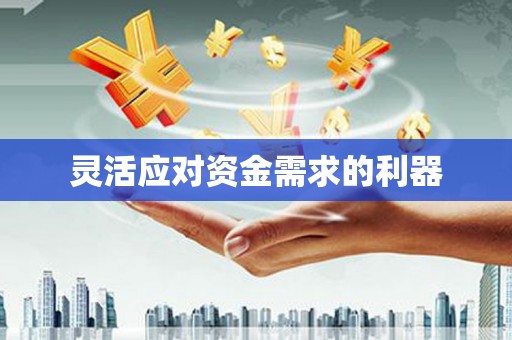 集美灵活应对资金需求的利器