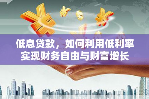集美低息贷款，如何利用低利率实现财务自由与财富增长